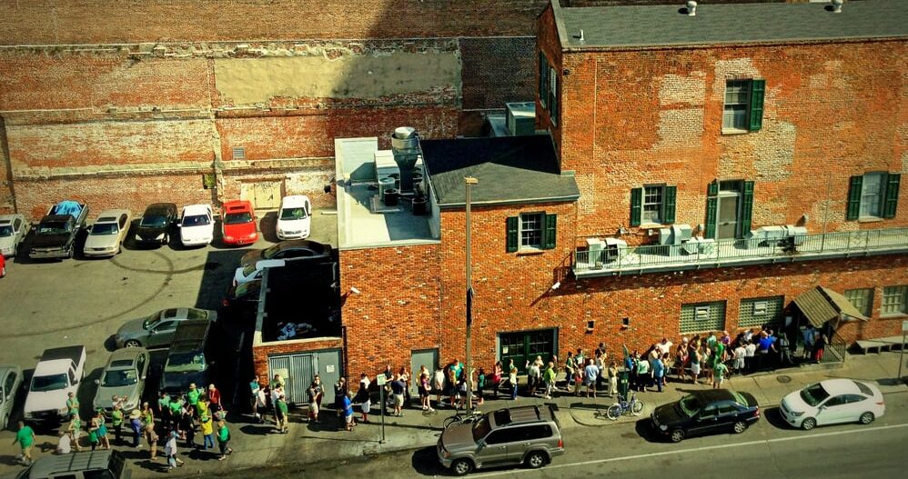 Line out the door at Mother's
